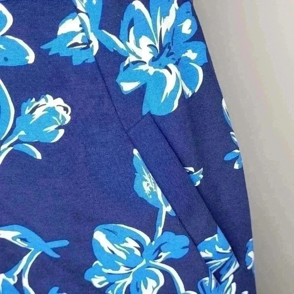 Lands End Women's Sleeveless Ponte Sheath Dress Deep Sea Floral New NWT Size 10 - Picture 7 of 9